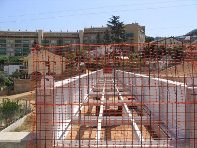El pont elevat enllaçarà la zona de Vinyes Velles i el centre del municipi