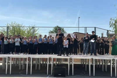 Intercanvi de dansa a Moià. (Imatge: Ajuntament de Moià)