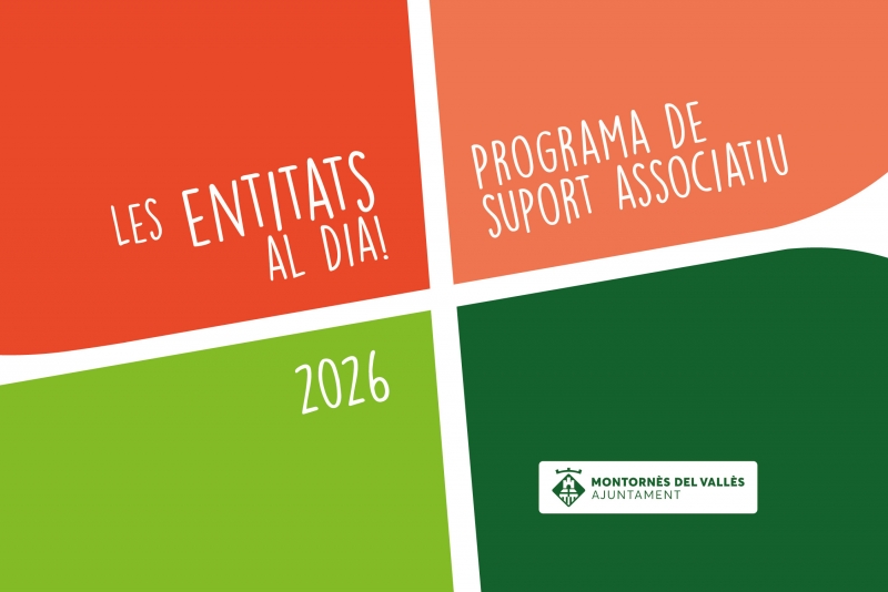 Imatge gràfica del programa "Les entitats al dia".