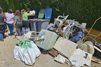 Residus recollits al Let's Clean Up Europe de diumenge a Montornès.