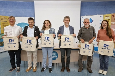 Presentació de la caminada a la seu del Consorci Besòs Tordera. (Imatge: Consorci Besòs Tordera)