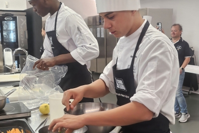 Giancarlo Pérez en un moment del concurs. (Imatge. EHVO)