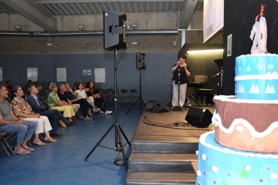 Intervenció de la directora de l'Institut Marta Mata, Mercè Costa.