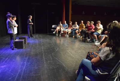 Nus Cooperativa ha proposat un teatre-fòrum.