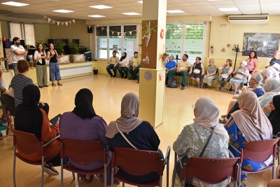 Tancament de la jornada amb una dinàmica grupal.