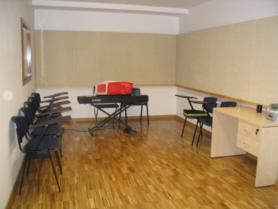 Aula destinada als grups instrumentals