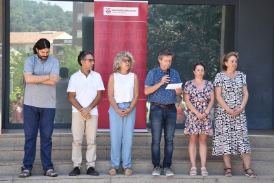 L'alcalde, José A. Montero, ha fet una intervenció prèvia al minut de silenci.