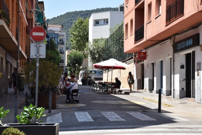 Tram del carrer de Jacint Verdaguer on aquesta setmana començaran treballs en el clavegueram.