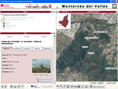 Detall d'un dels elements inclosos a l'inventari del patrimoni cultural de Montornès