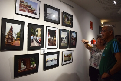 Algunes de les imatges que hi ha a la mostra fotogràfica.