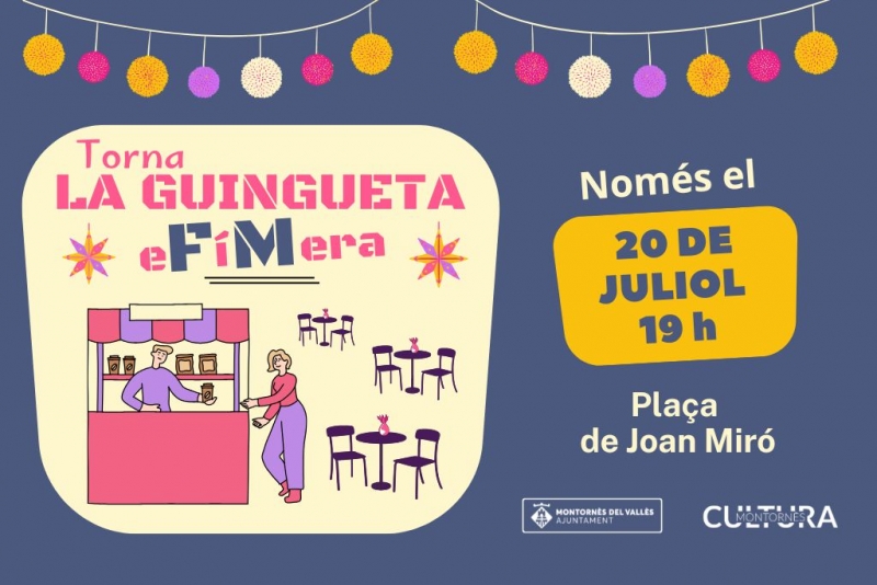 Imatge promocional de la guingeta "eFíMera".