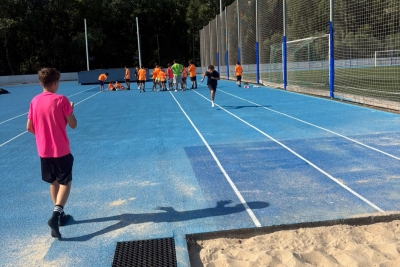 Dinàmiques al campus de l'AE Montornès Futbol Sala. (imatge: AE Montornès Futbol Sala)