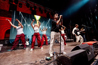 El grup Siderland en concert.