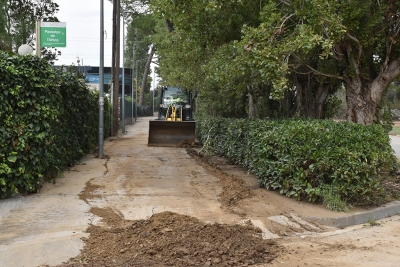 El passatge de l'Arboç, un altre dels carrers afectats del barri Ametller.