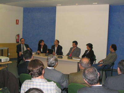 Acte de presentació del Pla Director, celebrat a la seu del Consorci per a la Defensa de la Conca del riu Besòs, a Granollers
