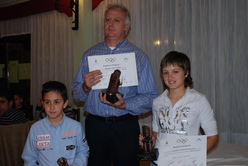 Àlex Molina, Manuel Vera i Elisabeth Gordón