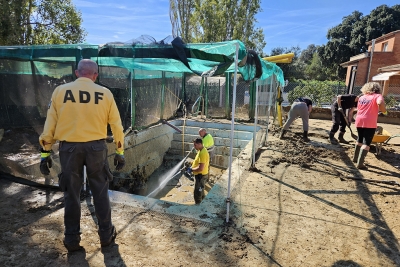 Les feines han comptat amb la col·laboració de l'ADF La Conreria i la Brigada Municipal d'Obres.