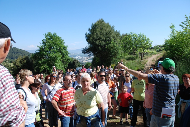 L'excursió va ser guiada per Xavier Bertran i monitors de l'Esplai Panda