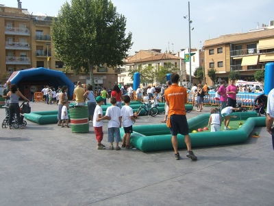 Entre les propostes hi havia una pista americana inflable
