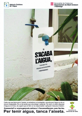 Un dels cartells  de la campanya
