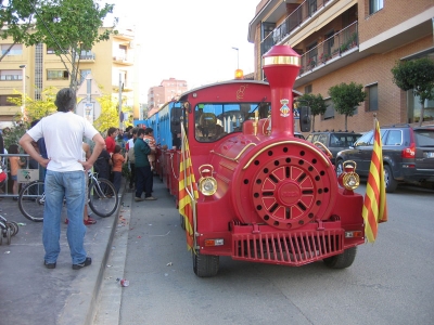 Enguany hi tornarà a haver trenet per Sant Jordi