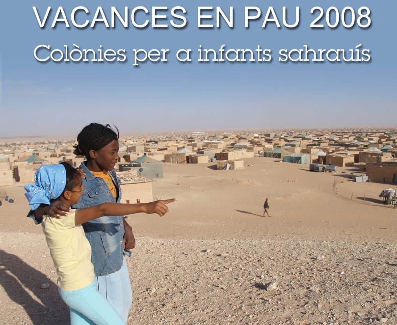Imatge de promoció de les "Vacances en Pau 2008"