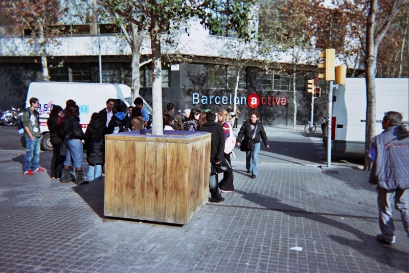 El programa es clou amb una visita a a l’espai de noves ocupacions Porta22
