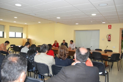 La roda de premsa s'ha celebrat a la Sala d'Actes de l'Ajuntament