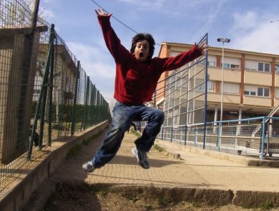 Foto del bloc del cicle mitjà del CEIP Marinada. Marinada fotogràfica. Figura humana: el moviment