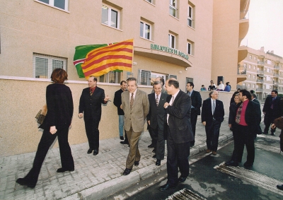 Inauguració de la Biblioteca al carrer de Can Parera. Sant Sadurní 1998