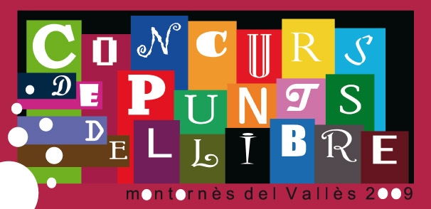 Imatge de promoció del Concurs de punts de llibre 2009