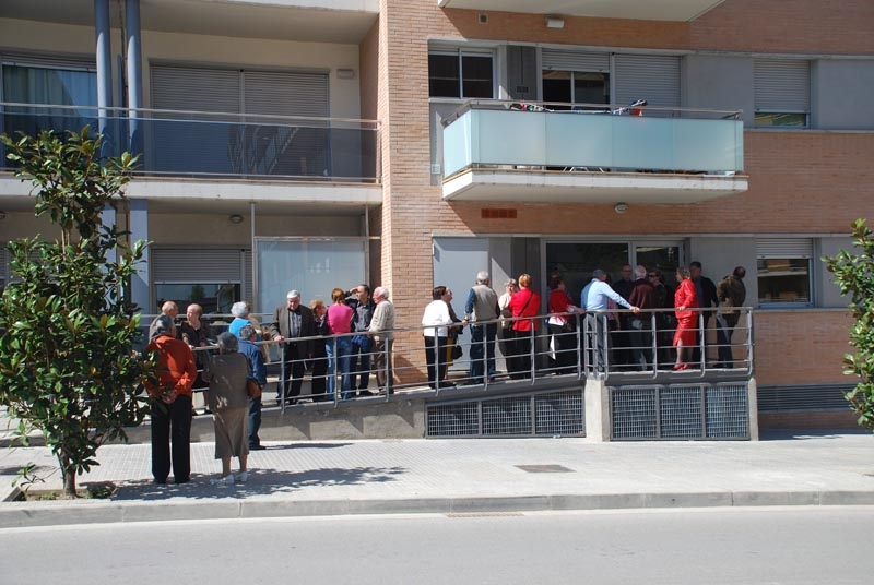 Façana del Casal dels Avis a l'avinguda de la Llibertat