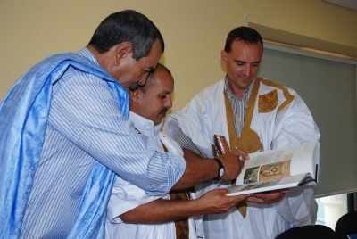 Durant l'acte hi ha hagut intercanvi de presents amb els visitants