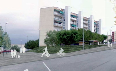 Visualització de la proposte per al carrer de Federico García Lorca