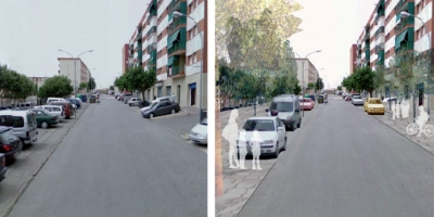 L'estat actual i la proposta de futur per al carrer de la Llibertat